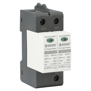 อุปกรณ์ป้องกันไฟกระชากแบบสัมผัสชนิด T2 500V-800V DC PV อุปกรณ์ป้องกันฟ้าผ่า40KA เสา IMAX 2P 3P 4P - Product Image 2