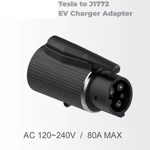 Convertidor de cargador Tesla EV de alta velocidad 80A Tipo 1 SAE J1772 Adaptador de cable de carga con función de control remoto - Product Image 3