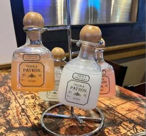 Toplu Patron 375ml kokteyl içme Mini şişe Tequila plastik pipetli bardak - Product Image 3