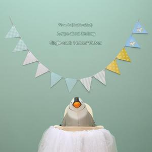 Banderín Bunting Banner Bandera Triángulo colorido para Baby Shower Fiesta de bienvenida - Product Image 5