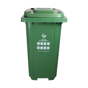 工厂价格厚耐用塑料30L/50L/100L/120L/240L带轮子的废旧容器户外塑料垃圾桶 - Product Image 3