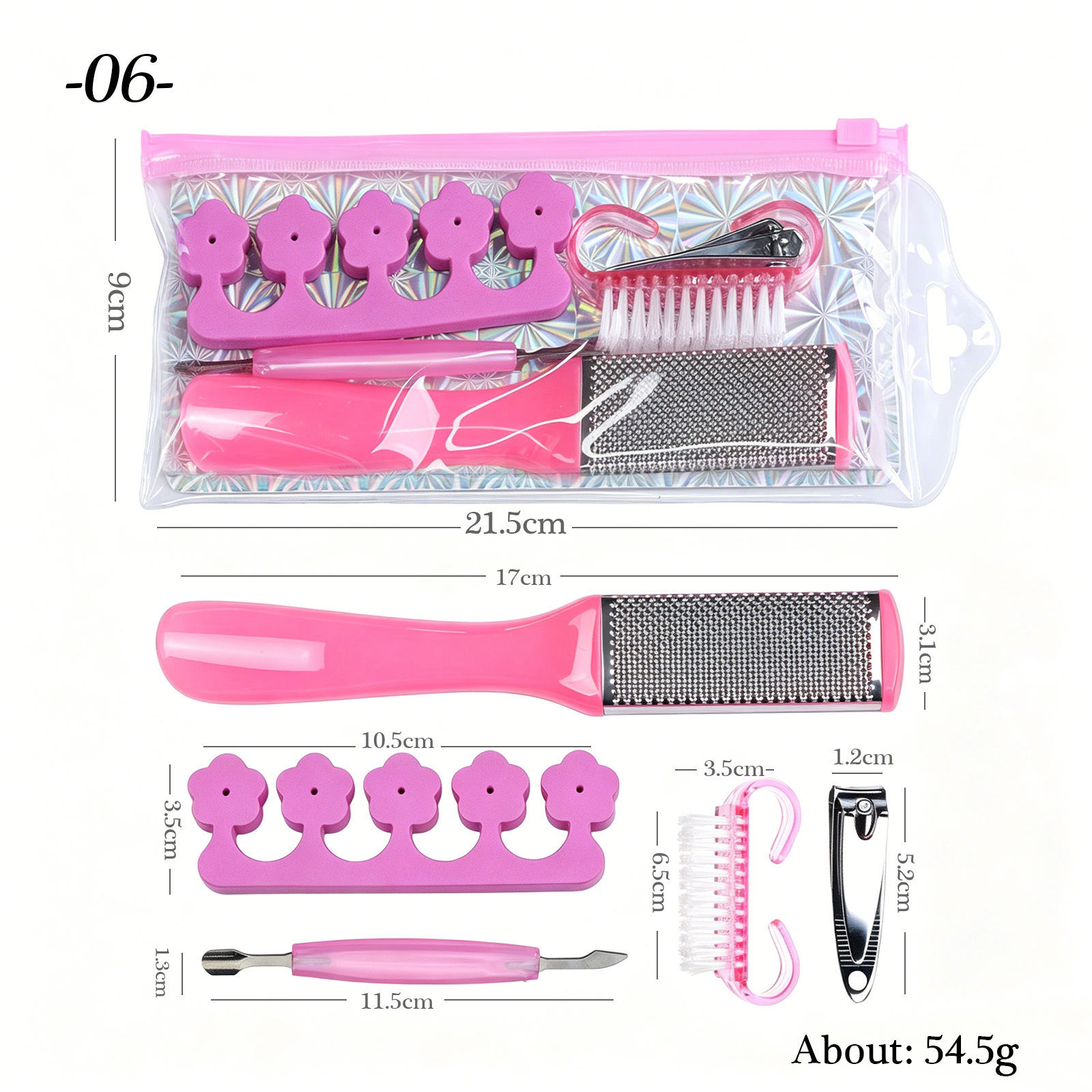 Ensemble d'outils de coupe pour nail art 06