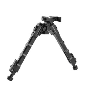 Hunting Accessories Tactical V9 Metal Tripod with QD 20mm <strong>Mount</strong> <strong>Bipod</strong> Adapter Adjustable Length Black Color - Product Image 5