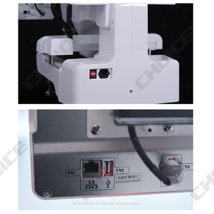 GC-MINI-A1201 350*200mm <strong>Programmable</strong> Pattern Computerized Flat Embroidery Machine for T-Shirt Cap