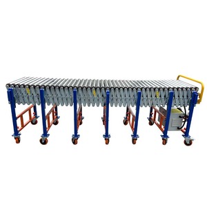 Rodillo transportador de correa de carga y descarga móvil Flexible de diseño Popular de acero inoxidable para descarga de carga de camiones - Product Image 4