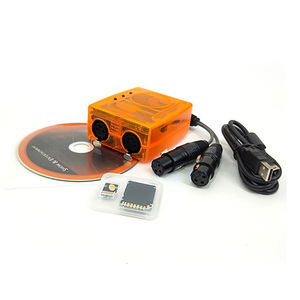 Controlador de luz de escenario, controlador de DMX, interfaz Ava 1024, 2 USB a DMX, suite de iluminación 2 fc sunlite suite 2 - Product Image 6
