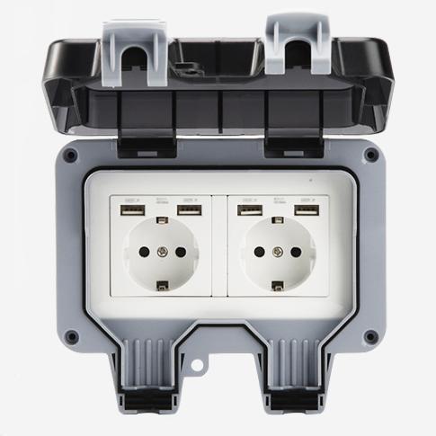 UE 2 ports + USB