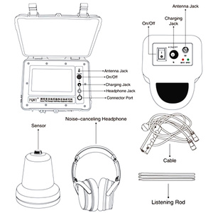 Dispositivo de detección de fugas de agua profesional Detector de fugas de agua de tuberías subterráneas de 8m - Product Image 5