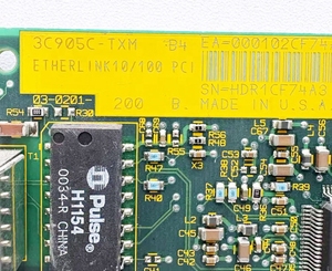 3c3cc-txm 3c100% c-txm-g1 PCI ağ kartı endüstriyel anakart CPU kurulu stok test - Product Image 6