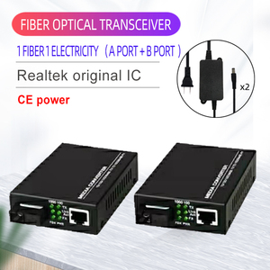 Ethernet Media Converterシングルモード光ファイバトランシーバRJ45 QoS 1ファイバ1電気モデル - Product Image 5