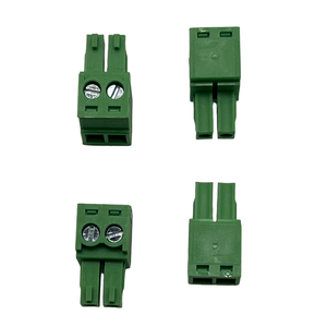 2 3 4 8 10 Way <strong>Plug</strong> in Feed Through <strong>Terminal</strong> <strong>Block</strong> 35mm 3.5mm <strong>Socket</strong> Jumper Green Black Female <strong>Terminal</strong> <strong>Block</strong> Connector - Product Image 2