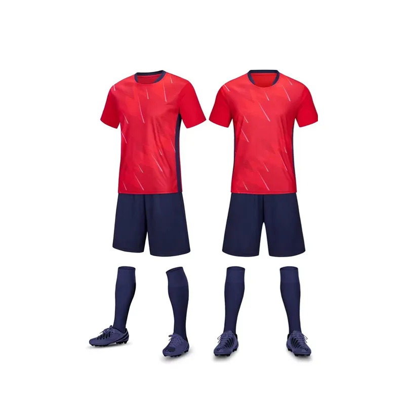 EW-uniforme de fútbol de secado rápido, camiseta personalizada transpirable, kits de fútbol para equipos, 2023