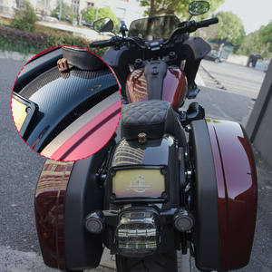 Phía Sau Fender Sợi <span class=keywords><strong>Carbon</strong></span> 3K Twill Cho Tàu Tuần Dương Đường Phố Bob Chất Béo Bob Đột Phá Cậu Bé Chất Béo Di Sản Cổ Điển 2024-<span class=keywords><strong>2025</strong></span> - Product Image 6