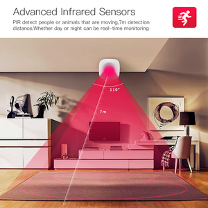 Smart WiFi <strong>PIR</strong> <strong>Motion</strong> <strong>Sensor</strong> Human Body <strong>Sensor</strong> Detector Smart Life Tuya App Control Smart Home Alarm System - Product Image 3