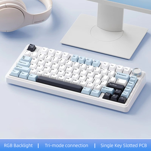 <strong>Custom</strong> 2.4G Wireless RGB LED Light Gaming <strong>Keyboard</strong> Wired USB 75% PC <strong>Computer</strong> <strong>Keyboard</strong> - Product Image 4