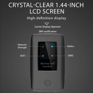 Bộ phát WiFi di động 4G LTE Harvilon tốt nhất, bộ định tuyến 4G LTE, hỗ trợ khe cắm thẻ SIM/thẻ eSIM, hỗ trợ VoIP, VPN, cung cấp kết nối không dây an toàn - Product Image 2