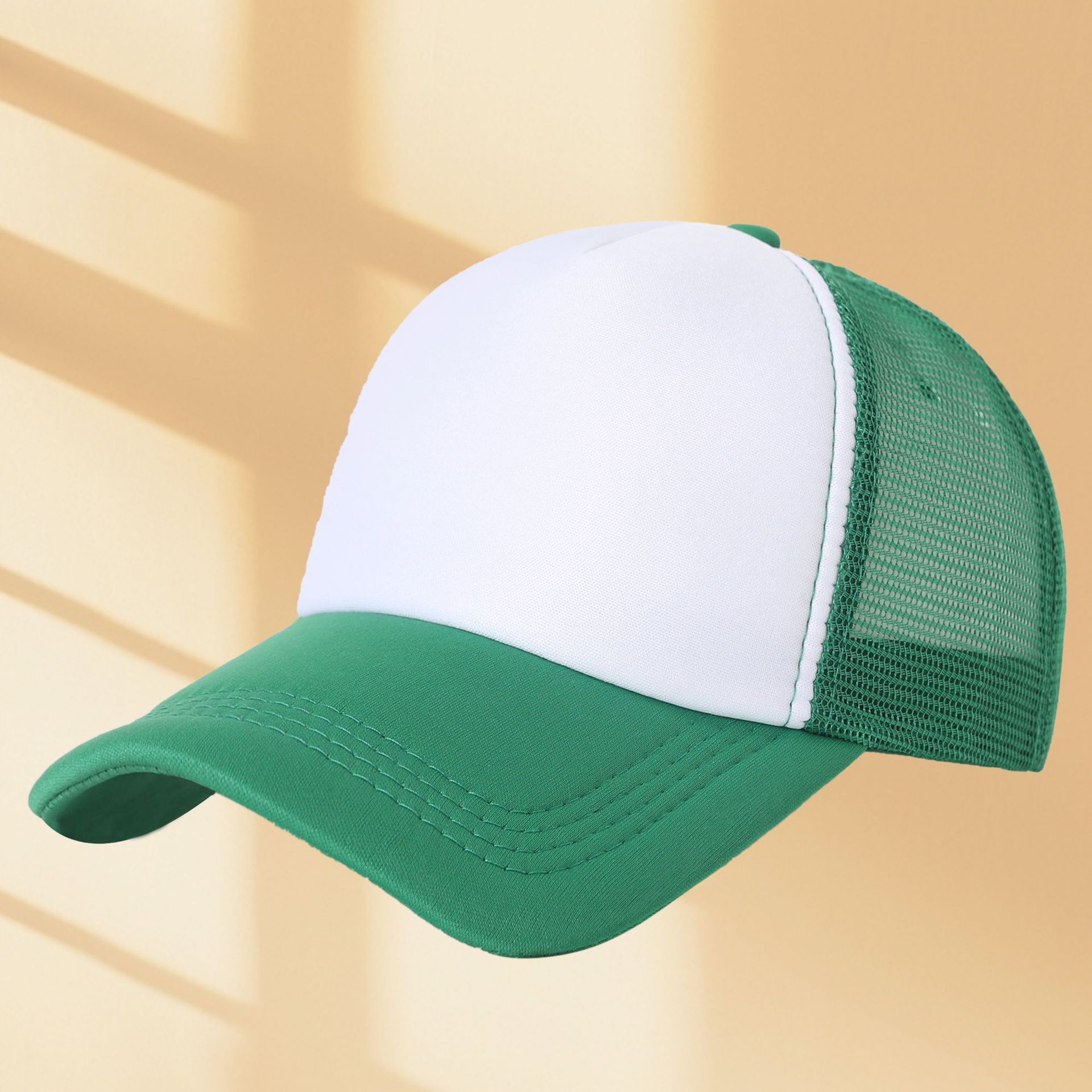 Blanc + vert foncé