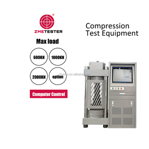 Carico massimo 2000KN macchina idraulica per prove di compressione con sistema informatico Cubo di calcestruzzo di garanzia di 1 anno per apparecchiature di prova - Product Image 3
