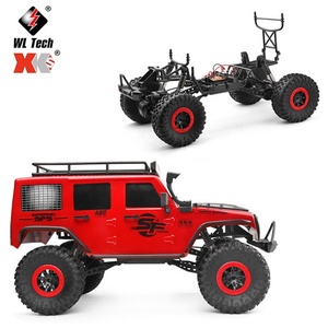 Wltoys 104311ไฟฟ้า RC 1/10 2.4GHz 4WD ความเร็วสูงออฟโรด15กม./ชม. รุ่นรถบรรทุกปีนเขาพร้อมไฟ LED - Product Image 5