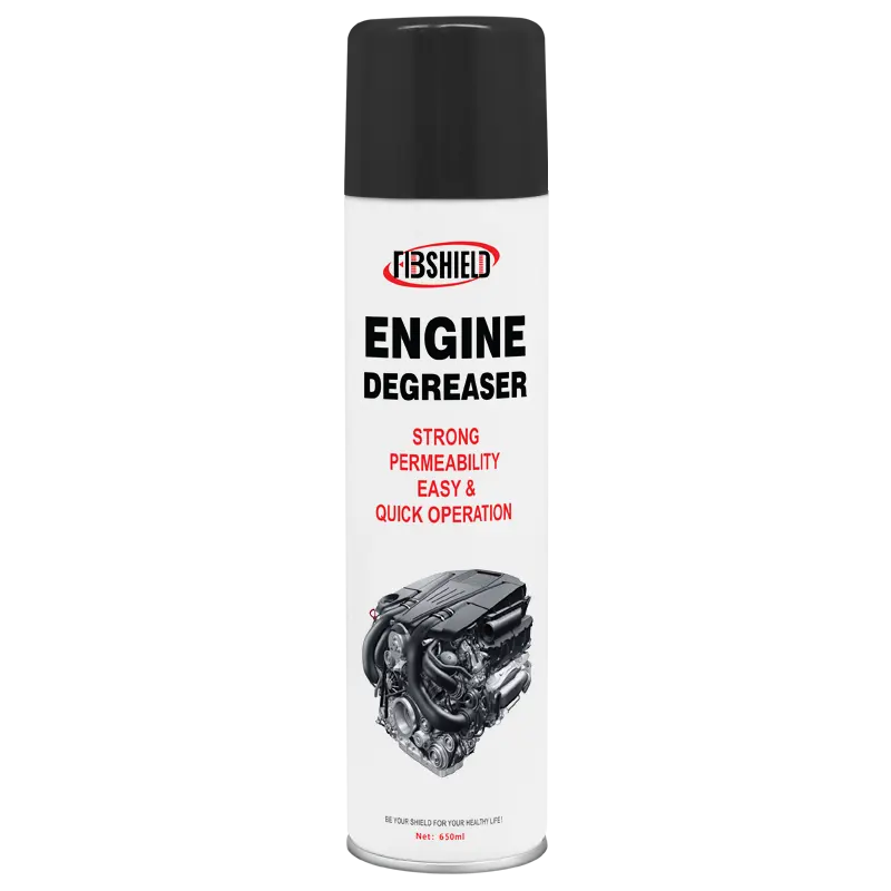 Espray de limpieza de coche, limpiador de superficies de motor sin agua, espray desengrasante, 650ml