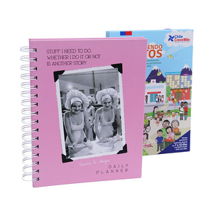 บริการการพิมพ์สมุดปกแข็งแบบเกลียวหนังสือปกแข็งปกกระดาษแบบกำหนดเอง - Product Image 1