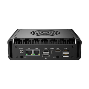 BKHD Hot-seller 4 * Display 2 * HD 1 * DP 1 * tipo-c USB Mini PC G31F N100 2 * LAN RS232 RS485 M.2 Computer industriale Linux Ubuntu - Product Image 1