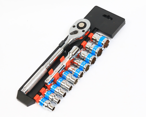 High Torque 12pcs Wrench Socket Tool Set <strong>12</strong>.5mm Household Auto Car Repair Tool <strong>Kit</strong> <strong>1</strong>/2'' Ratchet Wrench Socket Set - Product Image 6