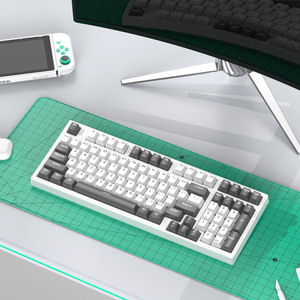 Teclado mecánico de 98 teclas RGB Retroiluminación dinámica N Tecla Rollover NKRO Tecla completa Intercambio en caliente Diseño ergonómico para jugadores - Product Image 2