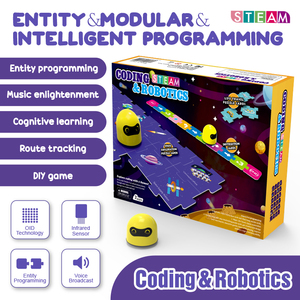 2024 OEM ODM Stem Kit de Robot Educativo Juguete de plástico de dibujos animados Juguetes de ciencia con pilas Aprendizaje Robot programado - Product Image 4