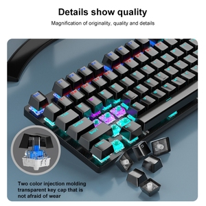 Wholesale Price for AULA S2022 USB Wired Mechanical <strong>Keyboard</strong> <strong>Computer</strong> <strong>Keyboard</strong>