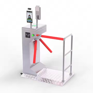 Pedone treppiede barriera cancello di accesso per esterno sottile mezza altezza treppiede cancello automatico in acciaio inox barriera cancello - Product Image 2