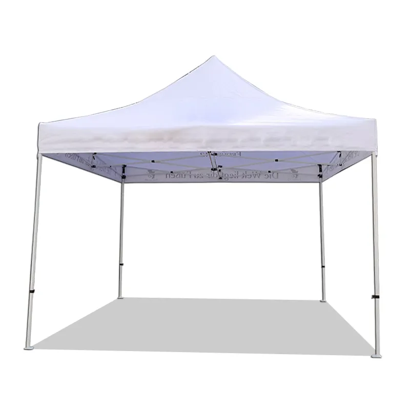 Toldo de acero personalizado para publicidad, carpa Pop-Up para eventos de exhibición, al aire libre, 10x10