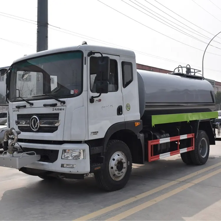 Novo Hot Sale Dong Feng 12000 litros Municipal Road Water Tank Veículo aço inoxidável