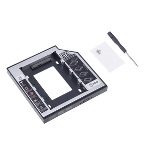 OEM Half MetalCaddy HDD 2.5 Inch 9.5mm 2nd SATA7+15pin HDD SSD Hard Drive Caddy for With Screwdriver <strong>Second</strong> Hdd Tray Caddy - Product Image 3