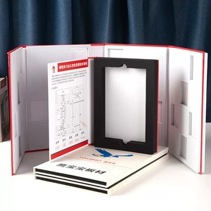 Ticari ürün örnek kitapçık yüksek kaliteli temizle tasarım baskılı kullanım kılavuzu elektronik için siyah kitapçık/örnek kitap - Product Image 1