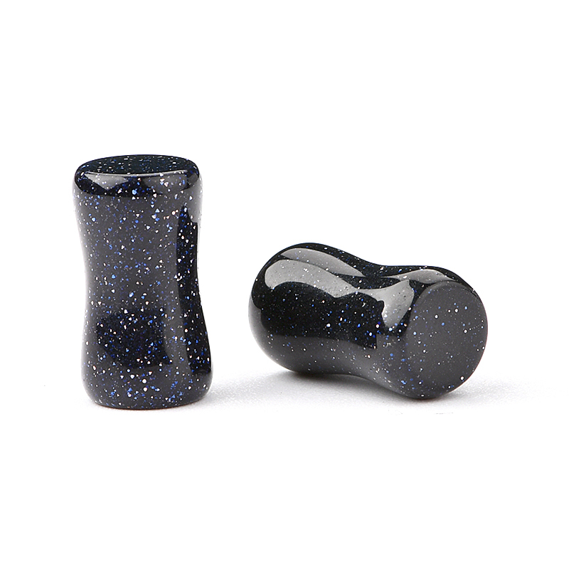Pierre d'or bleue 6mm