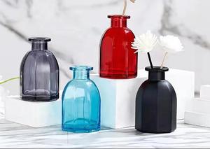 Geurige Speciale Diffuser Betekenisvolle Festival Geschenkdoos Wit Roze Bruin Opgeluisterd Glas Luxe Riet Diffuser Voor Decoratie - Product Image 3