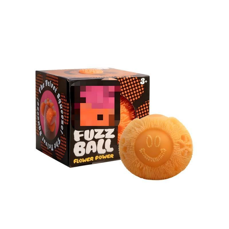 visage pompon orange