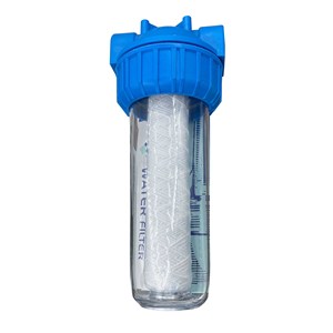 NFJM 10英寸水过滤器耐用黄铜端口全屋沉积物水过滤器