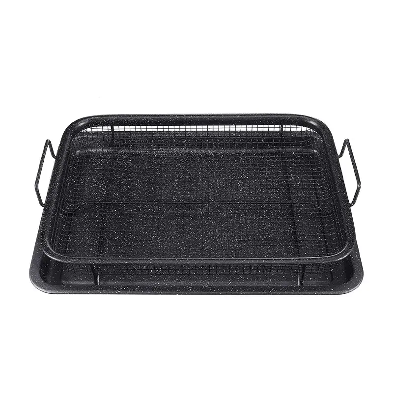 Goede Kwaliteit Airfryer Crisper Tray Carbon Staal Bakkoelrek Met Lade