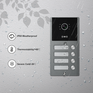 Smart 7-Inch IPS Touch Monitor Video Door Phone System 1080P HD Cámara Tuya App Control remoto Intercomunicador de 2 vías Inalámbrico al aire libre