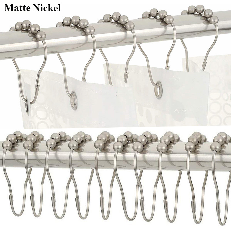 12Pcs Matte Nickel