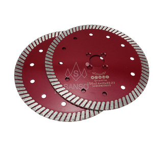 SANSO küçük dairesel kesme diski taş kenar kesme için 125mm Turbo elmas testere bıçağı - Product Image 6