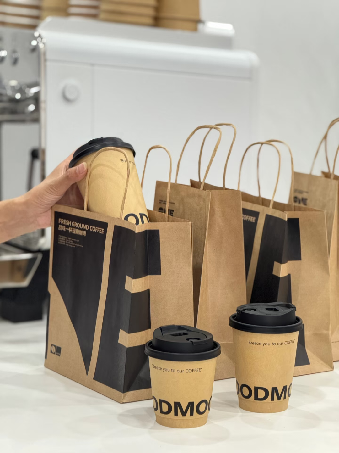 Sac à café à emporter