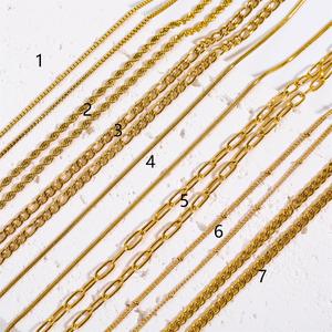 Vòng Cổ Chữ Cái Đầu Bằng Thép Không Gỉ 18K Mạ Vàng Mới 2022 Dây Chuyền Vàng Vòng Cổ Mặt Dây Chuyền Hình Bầu Dục 26 Giọt Dầu - Product Image 5