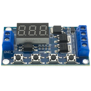 DC 12V 24V Dual MOS tubo LED relè di ritardo del tempo relè Trigger ciclo Timer di ritardo interruttore di circuito scheda di temporizzazione modulo di controllo di temporizzazione - Product Image 5