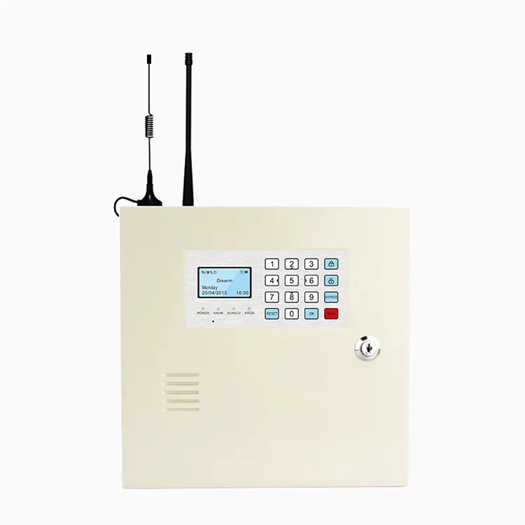 Охранная сигнализация GSM сигнализация шлюз Wi-Fi системы безопасности GSM PSTN LAN концентратора с дверной датчик движения сирена RFID heyi-518