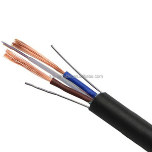 5G ağ OPLC 2c 12 awg 12fo 2 bakır tel iletken UTP Cat5e cat5 cat6 kompozit güç 4 6 12 çekirdekli optik hibrid fiber kablo - Product Image 5