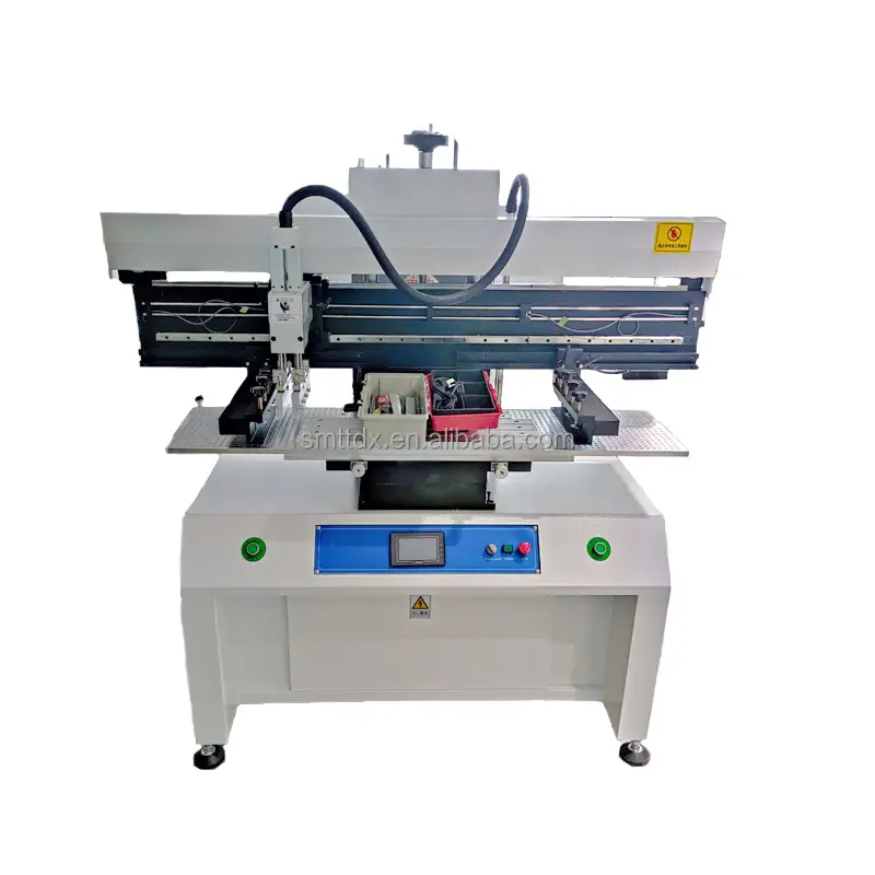 SMT-impresora PCB semiautomática, máquina de impresión de plantillas PCB de 1,2 m, máquina de impresión de pasta de soldadura
