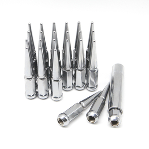 24 + 1 Chrome Spike Lug Nuts 3/4 "Hex M14x2 đạn Lug Nut cho F150 - Product Image 2
